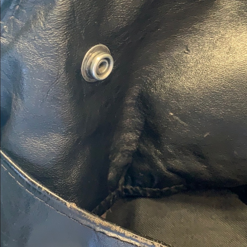 Brooks Leather Belted Jacket - image 7